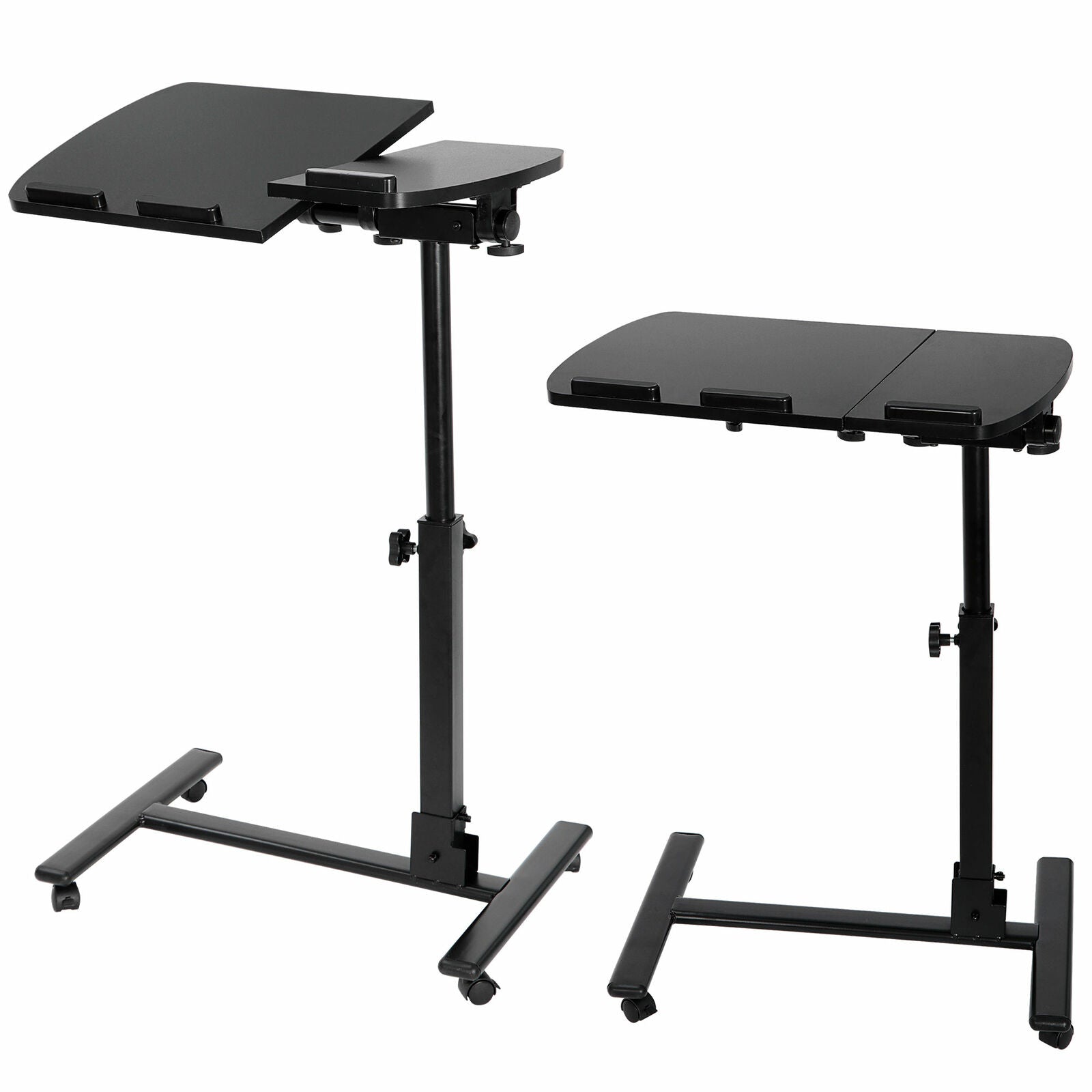 Adjustable Laptop Table Angle Height Adjustable Rolling Laptop Desk Over Sofa