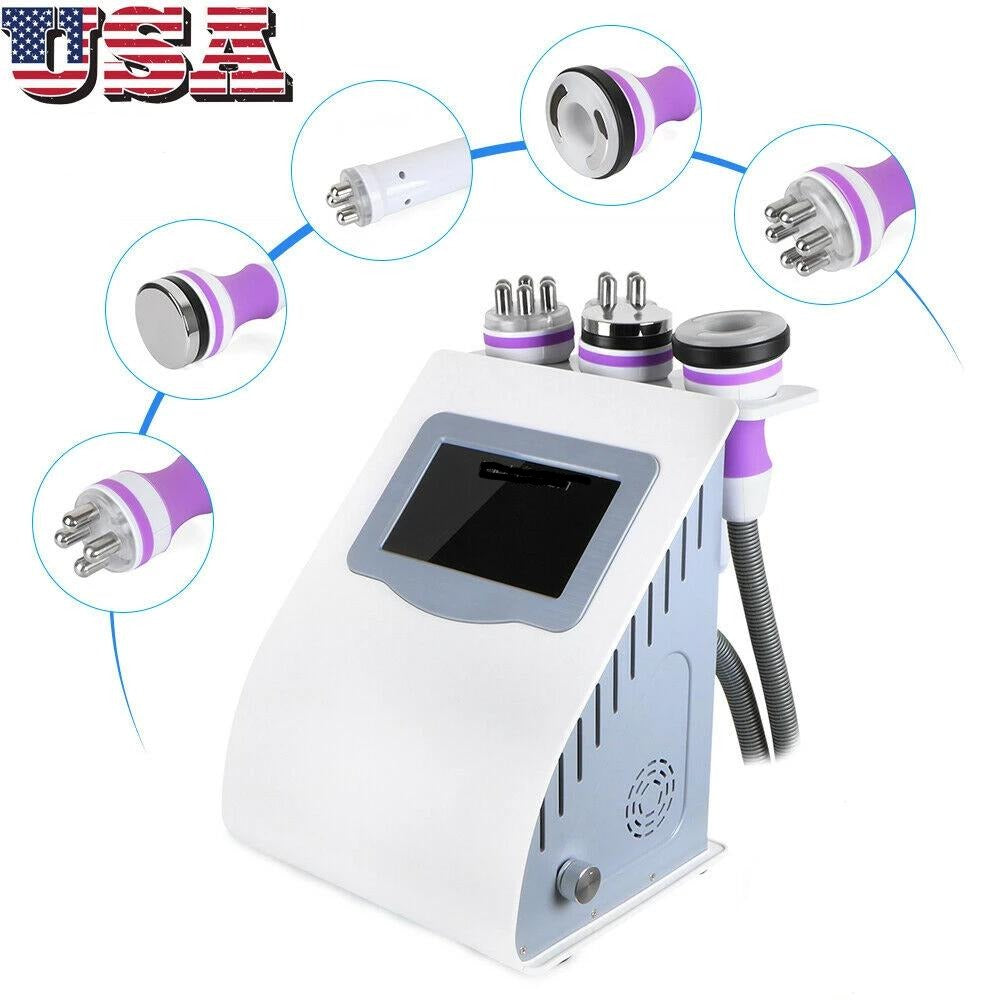 5 in 1 Vacuum Ultrasonic Cavitation RF Fat Reduction Laser Lipo Machine