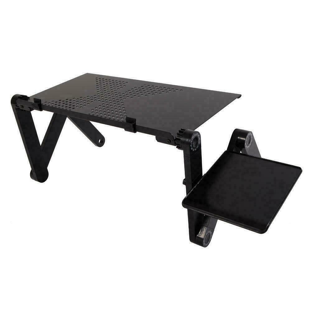 360° Adjustable Laptop Table Stand Lap Sofa Bed Tray Computer Notebook Desk