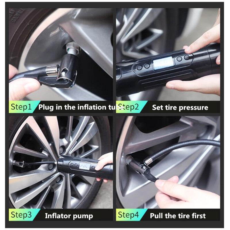 Car Air Compressor Pump Tire Wireless Portable