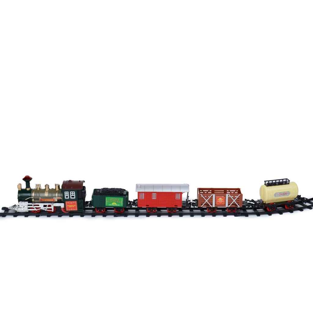 Luxury Electric Christmas Tree Train Set Tracks Set Lights and sound