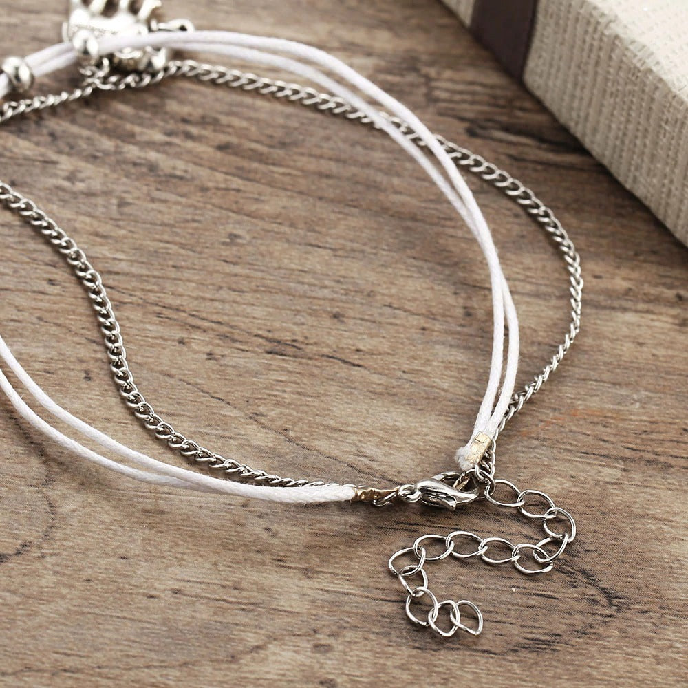 Sun & Elephant Anklet Foot Bracelet