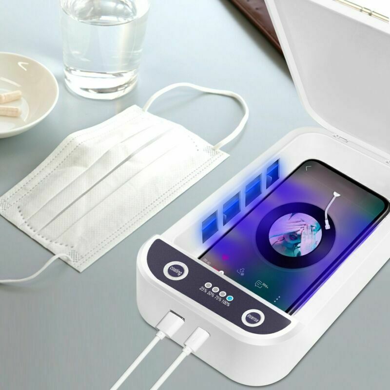 UV Light Sterilizer Box UV Light Cell phone Disinfection Box Cleaner USB