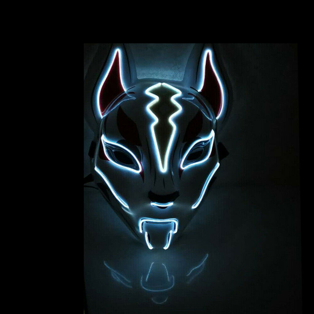Fox Drift LED Halloween Mask Light Mask for Party
