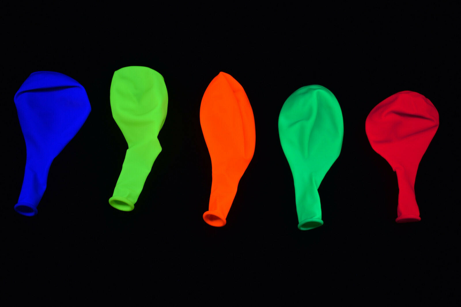 Blacklight Party Balloons That Glow in The Dark Under Blacklight