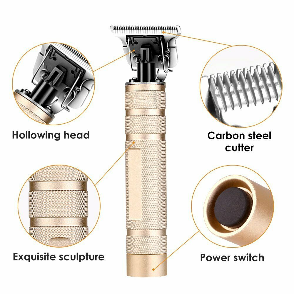 2020 Pro Real Zero Gap Cordless Trimmer Wireless Portable Hair Clipper