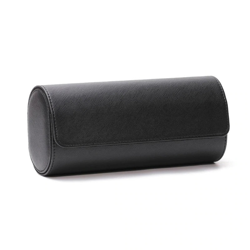 3 Slots Leather Roll Watch Travel Case