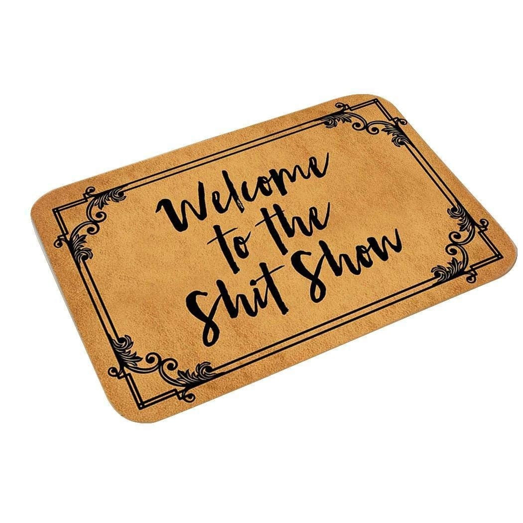 Vintage Indoor Flannel Doormat Comfort