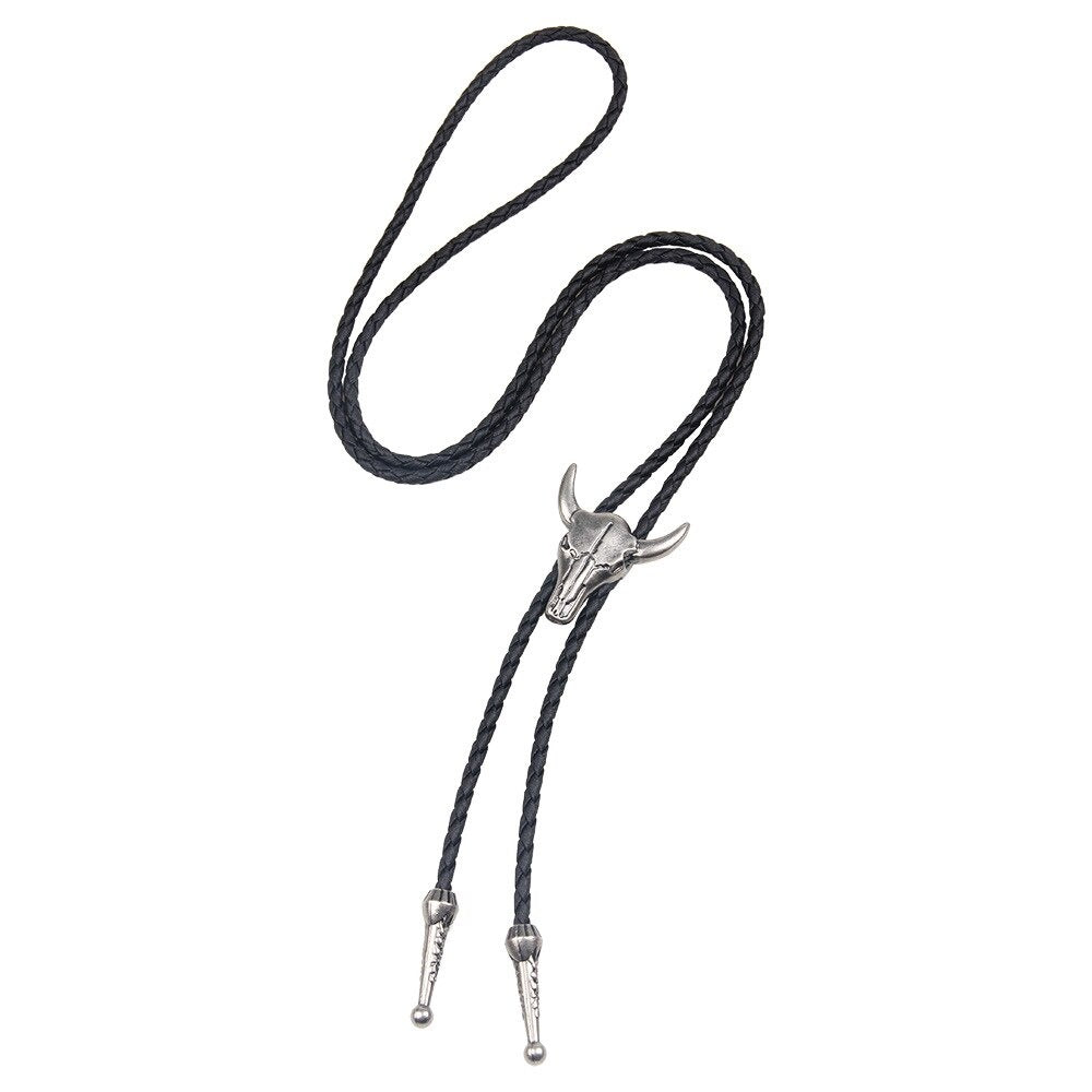 Vintage Leather Rope Cowboy Tie