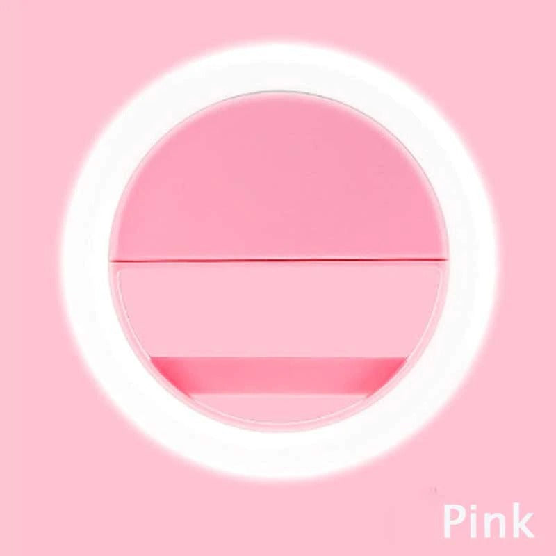 Rechargeable and Portable LED Selfie Ring Light