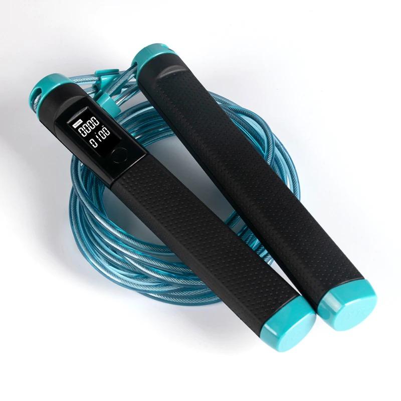 Adjustable Fitness Boxing Skipping Rope with Digital Counter for Training