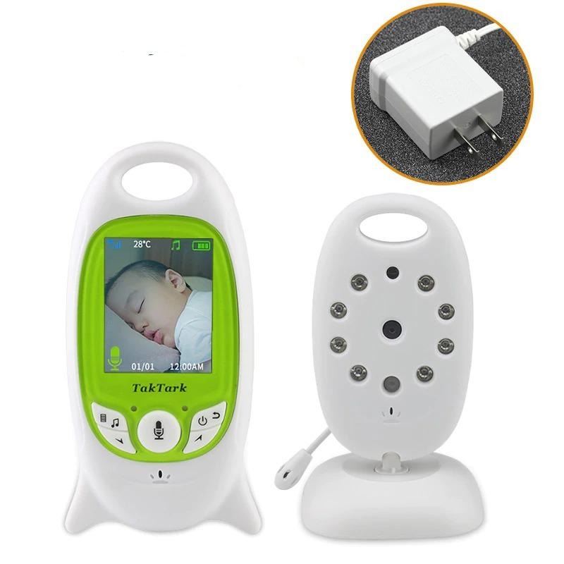 Video Baby Monitor 2.4" No Wi-Fi Needed Wireless Infrared Vision Camera 2-Way Audio Lullabies