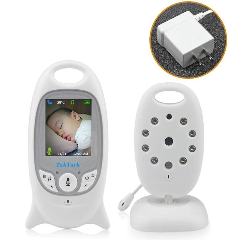 Video Baby Monitor 2.4" No Wi-Fi Needed Wireless Infrared Vision Camera 2-Way Audio Lullabies