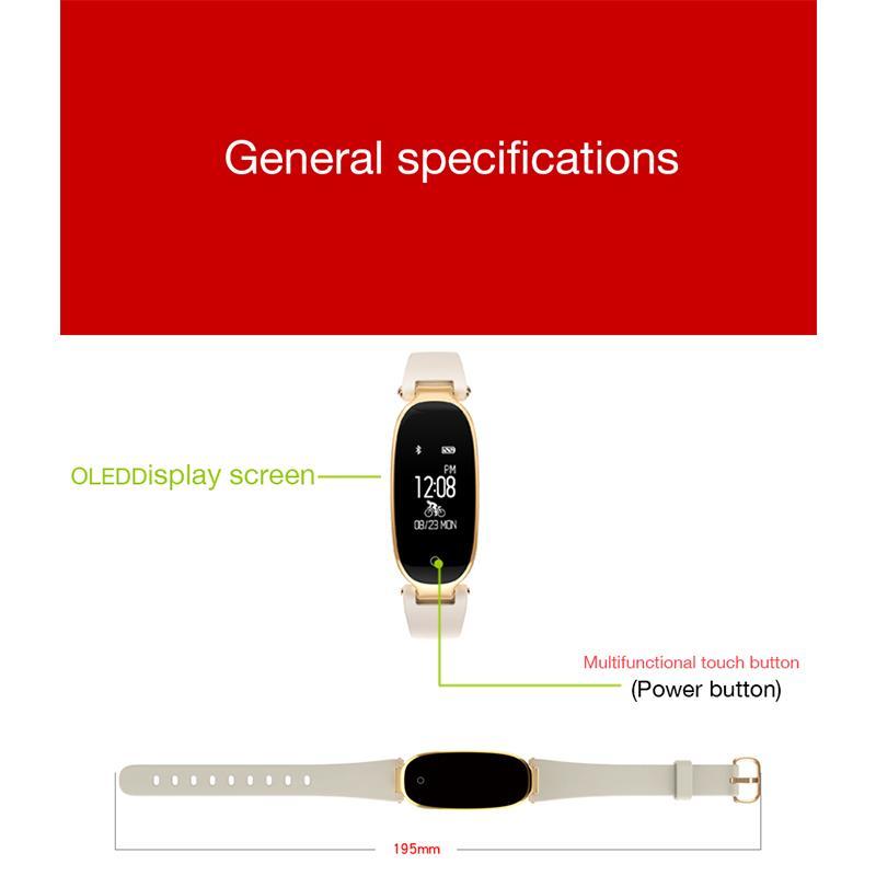Bluetooth Waterproof S3 Fashion Women Smart Watch - Balma Home