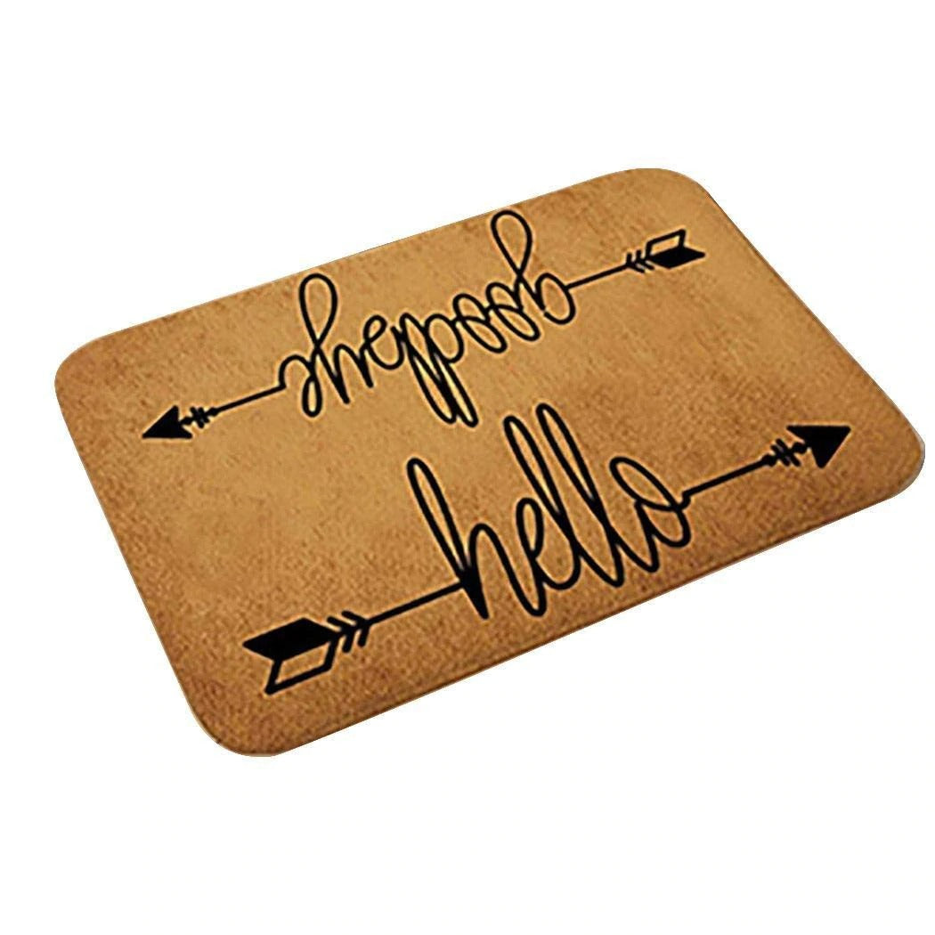 Vintage Indoor Flannel Doormat Comfort
