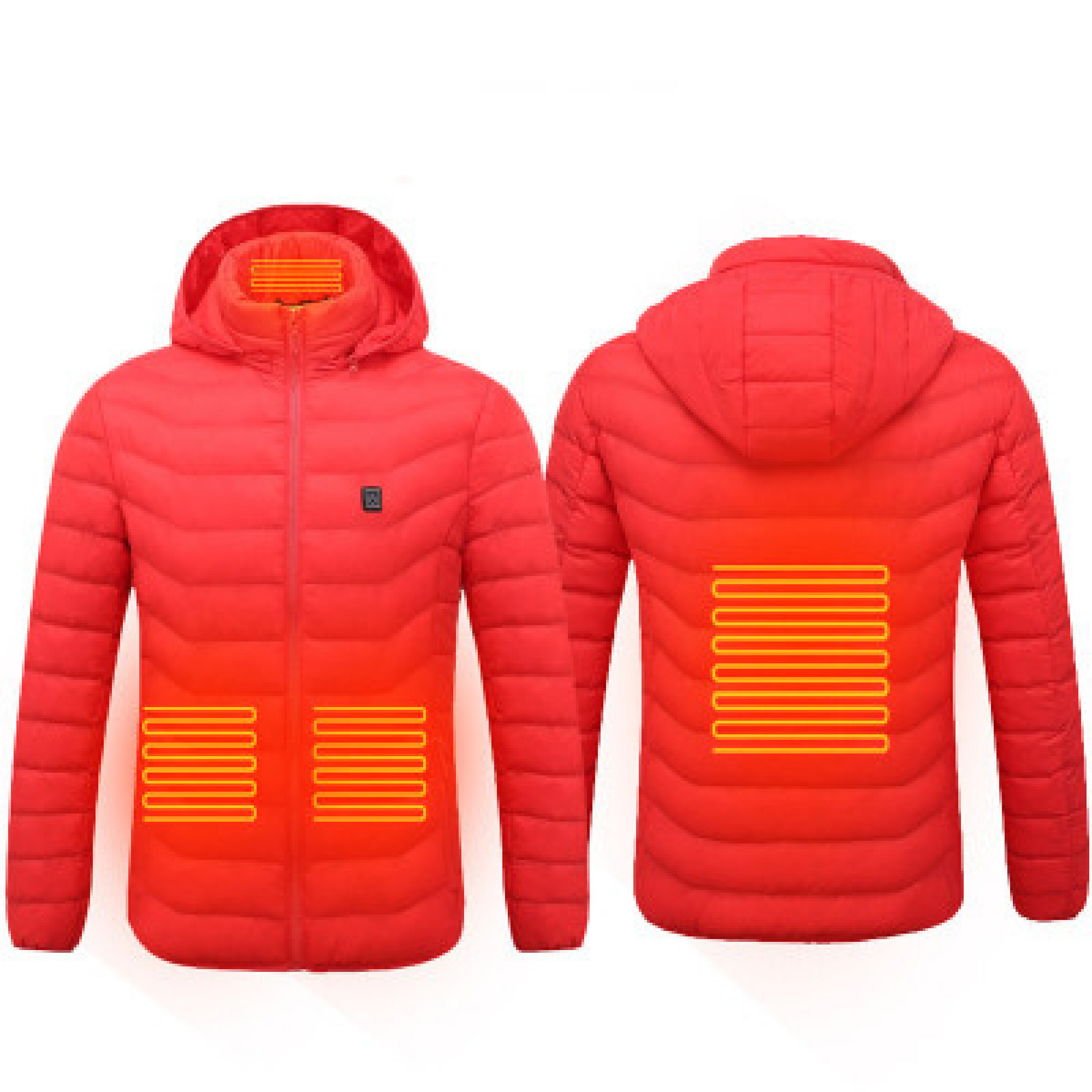Heated Electric Warming Jacket Coat Fleece Work Body Battery Heating Apparel for Men and Women