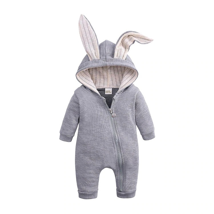 Bunny Baby Rompers Cotton Hoodie