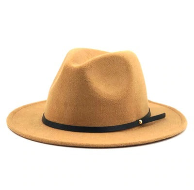 Fedora Hat Classical Wide Brim