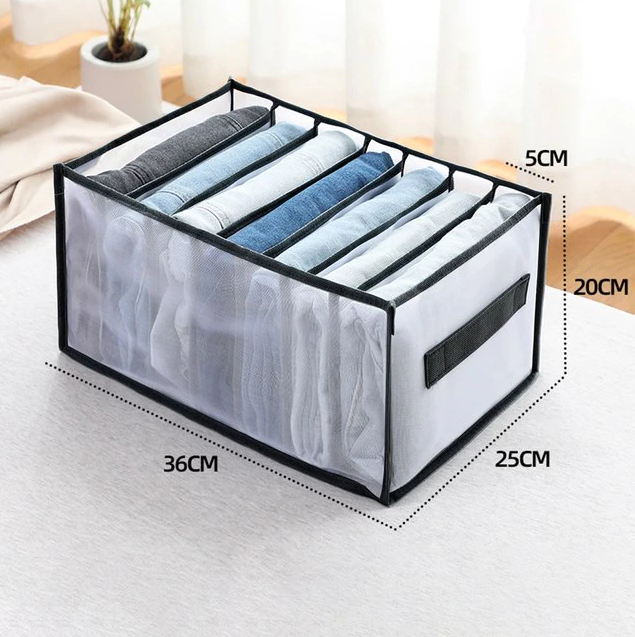 Drawer Organizer Storage Boxes Closet Foldable Plastic Drawer Organizer Underwear Pants