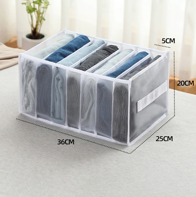 Drawer Organizer Storage Boxes Closet Foldable Plastic Drawer Organizer Underwear Pants