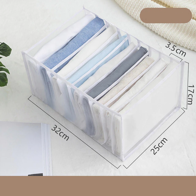 Drawer Organizer Storage Boxes Closet Foldable Plastic Drawer Organizer Underwear Pants
