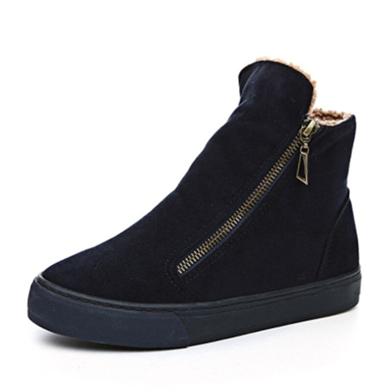 Winter Snow Flat Boots for women