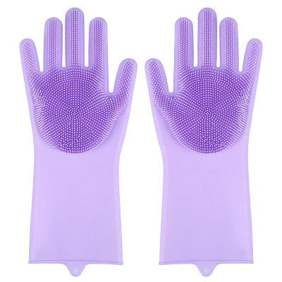 Scrubbing Gloves Dishwashing Cleaning Gloves
