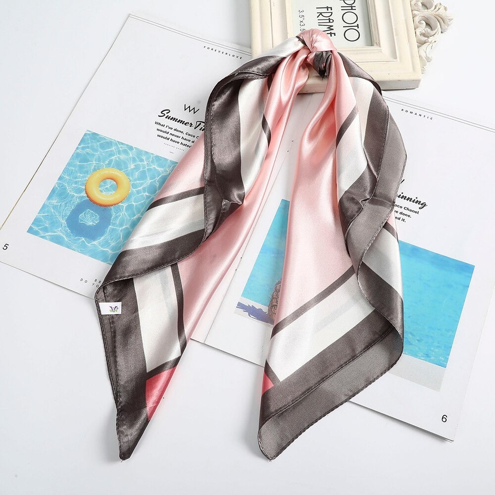 Square Silk Womens Handkerchief
