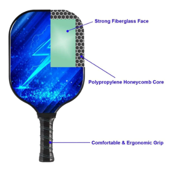 Pickleball Paddles Lightweight Pickleball Sets Thin And Quick Pack Of 2 Pickleball Racket Carrying Bag 4 Balls