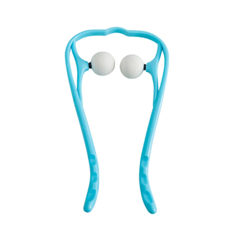 Neck Trigger Point Massager Therapy Relieve Hand Roller Massage Device Shoulder Dual Trigger