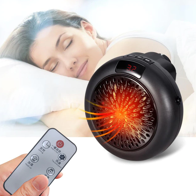 Mini Wall Electric Heater Portable Home Office Desktop Warm Fan Silent Electric Space Heater