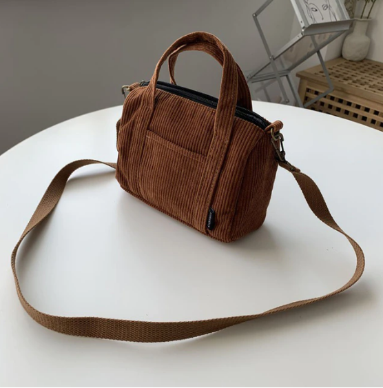 Mini Tote Bag Canvas Girls Purses Handbags Crossbody Mini Bags Interior Pocket With Zipper