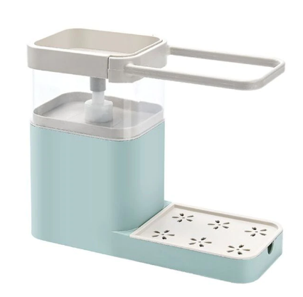 Multifunctional Kitchen Soap Dispenser Kitchen Sponge Holder Press Liquid Soap Box Organizer Kitchen Tools