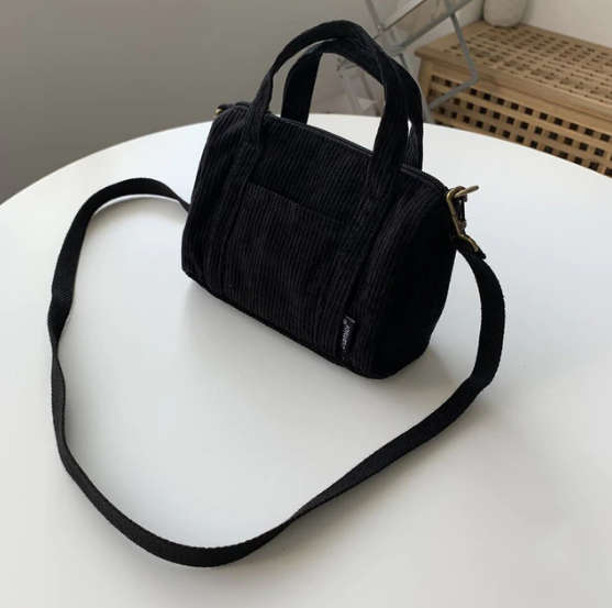 Mini Tote Bag Canvas Girls Purses Handbags Crossbody Mini Bags Interior Pocket With Zipper