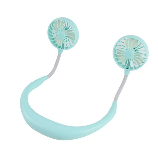 Around The Neck Fan Portable Mini Hanging USB Rechargeable Necklace Fan Mini Air Cooler