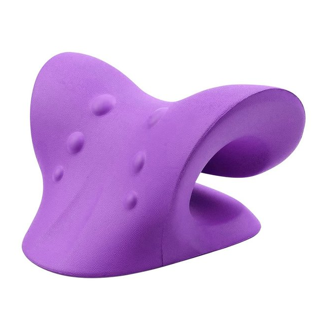 Shoulder & Neck Cloud Relaxer Corrector Pillow Cervical Traction Stretcher Acupressure Point Relief