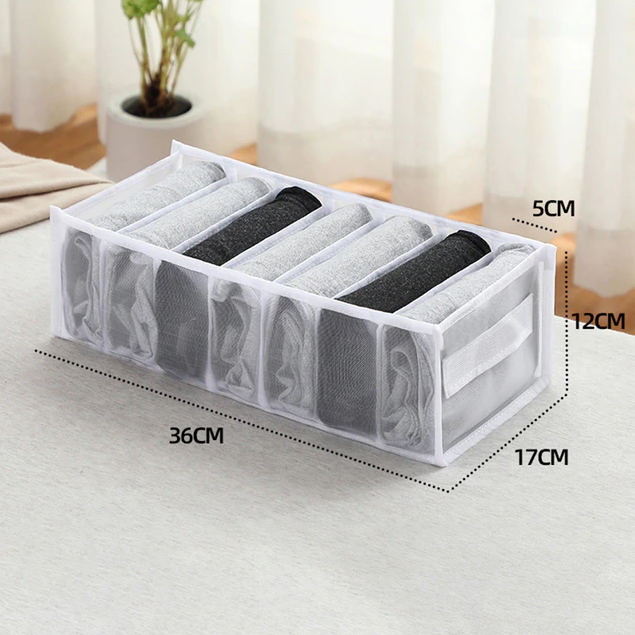 Drawer Organizer Storage Boxes Closet Foldable Plastic Drawer Organizer Underwear Pants