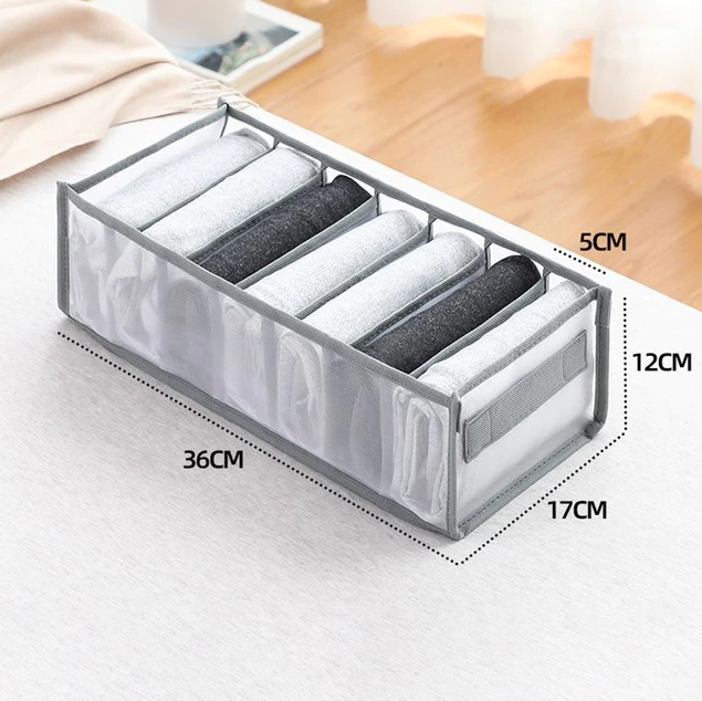 Drawer Organizer Storage Boxes Closet Foldable Plastic Drawer Organizer Underwear Pants
