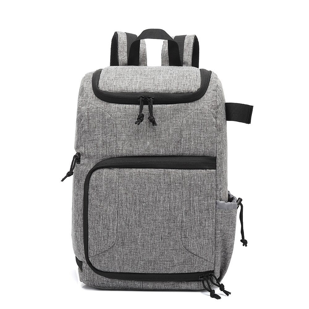 Waterproof Waxed Canvas Camera Backpack Fit 15.6 Inches Laptop