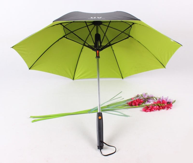 Umbrella with Fan and Spray Long-Handle Summer Umbrella