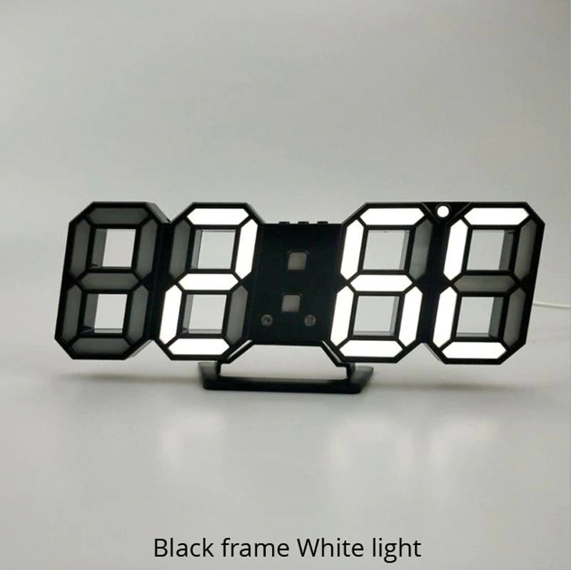 3D LED Wall Clock Modern Design