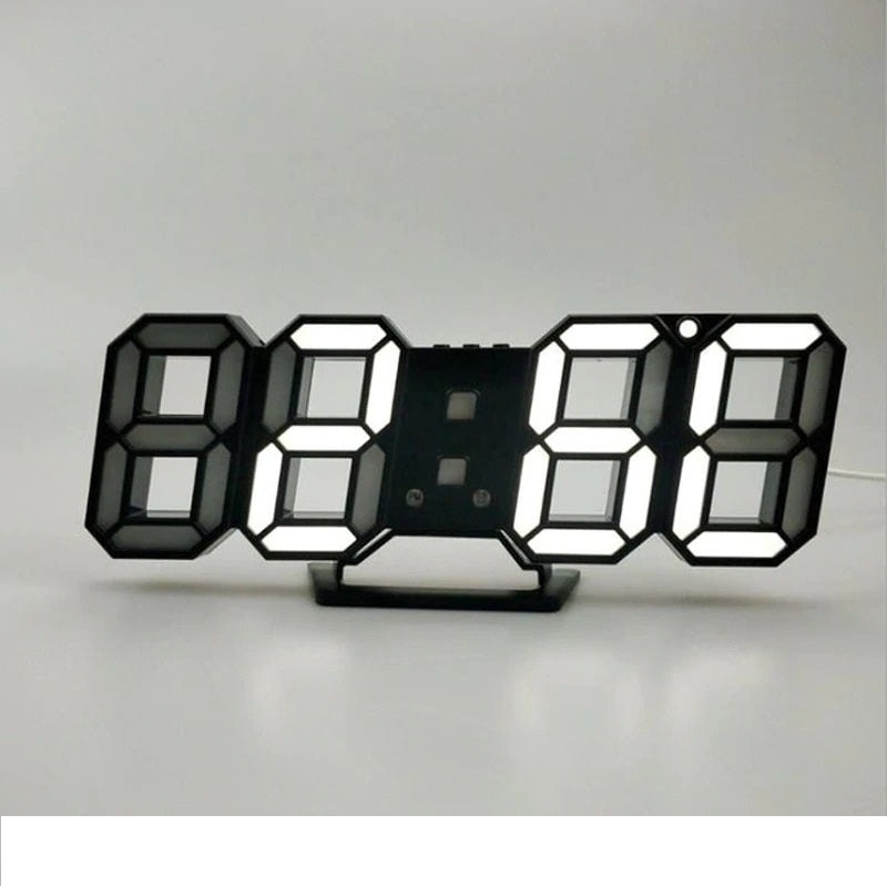 3D LED Wall Clock Modern Design