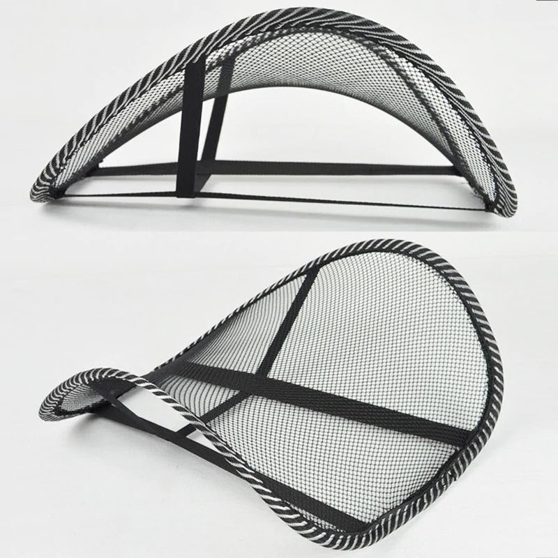 Back Lumbar Support Mesh Ventilate Cushion Pad Lumbar Support for Chair