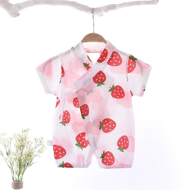 Summer Baby Onesie Soft Infant Baby Kimono Playwear Rompers Onesie for Baby