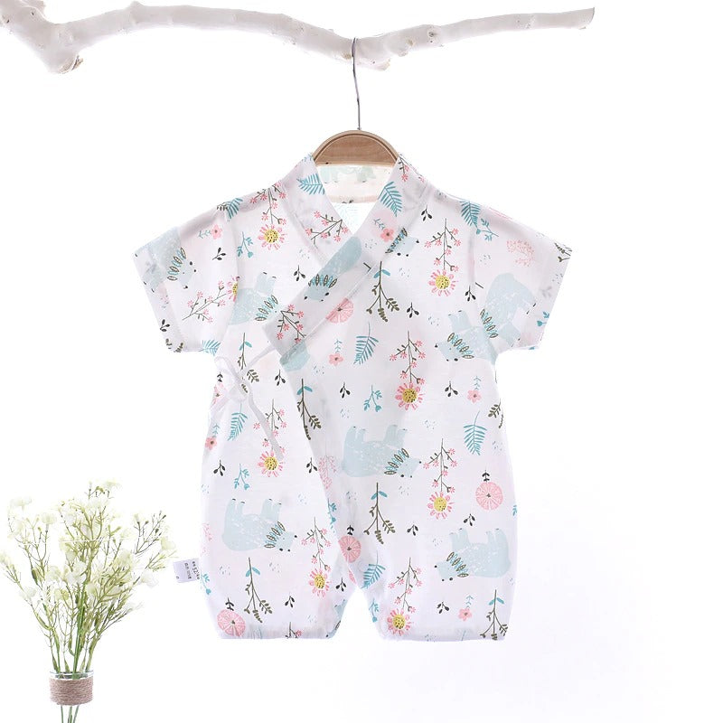 Summer Baby Onesie Soft Infant Baby Kimono Playwear Rompers Onesie for Baby