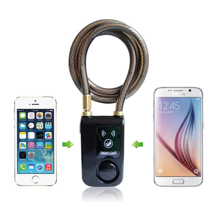 bike lock with alarm