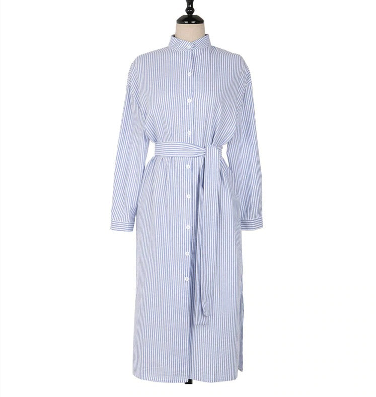 Linen Dress Autumn Summer Style