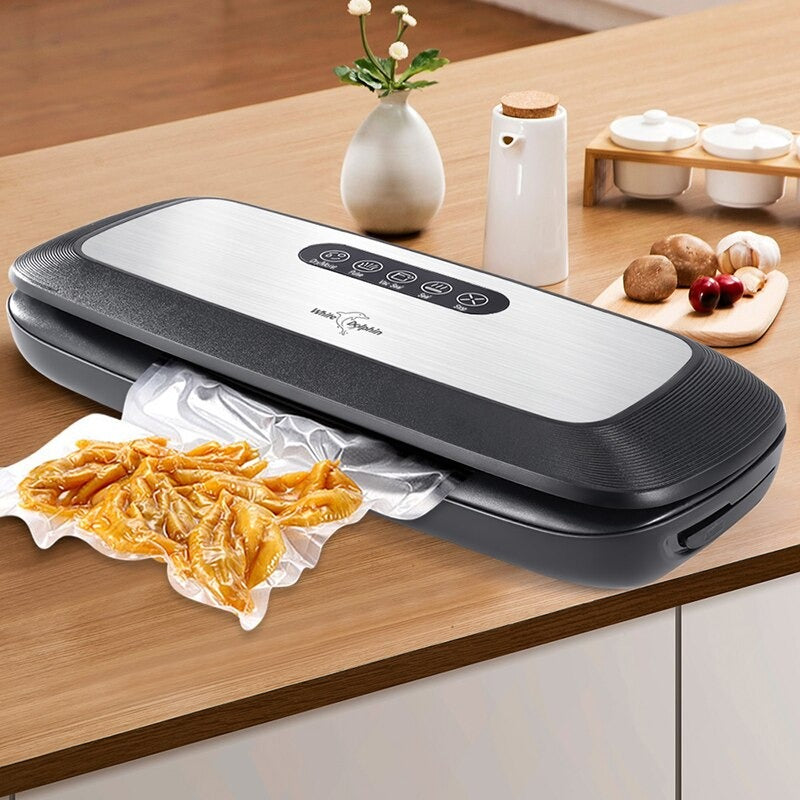 Food Vacuum Sealer With 10pcs Food Storage Bags And Hose Home Electric Vacuum Sealer Packing Machine foodsaver jar sealer