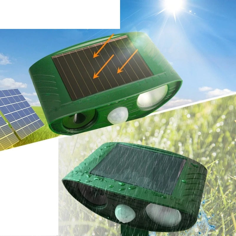 Ultrasonic Squirrel Repeller Small Animals Repeller Ultrasonic Solar Energy Motion