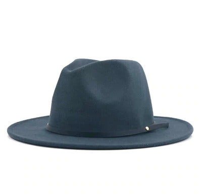 Fedora Hat Classical Wide Brim